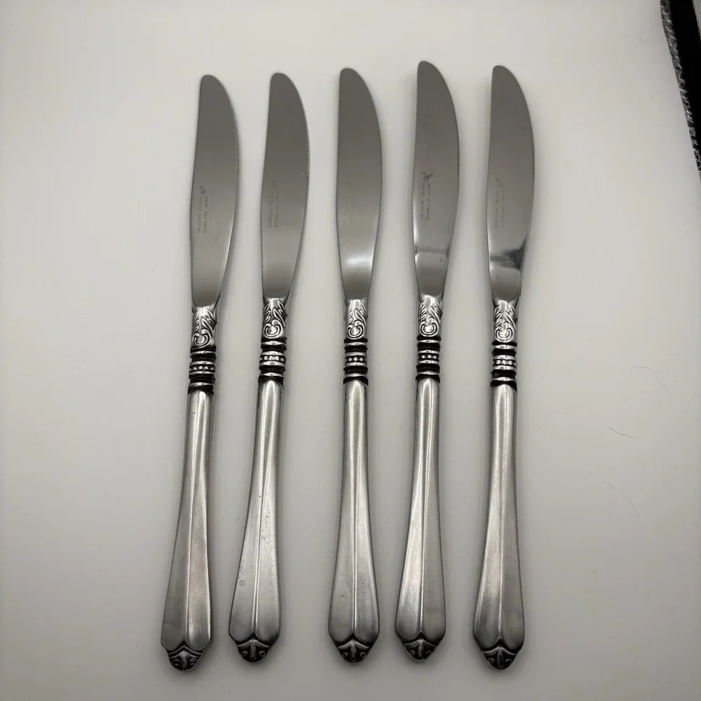 Orleans Silver Stainless Flatware Cherie Knives‎ Vintage (Individual Pieces)